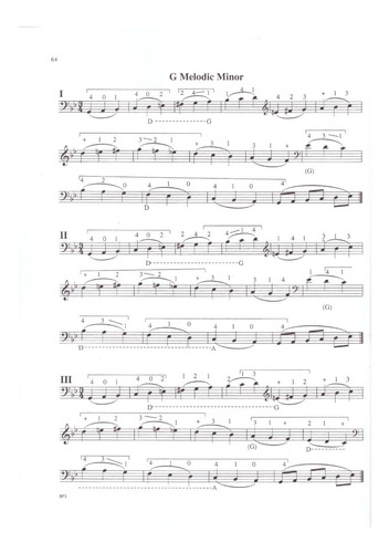 The School Of Agility For String Bass: A Technical Method Of