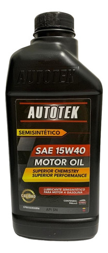 Aceite 15w-40 Semisintetico Autotek 