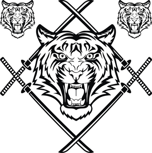 Calco Tigre 04 Para Capot + Regalo !! Graficastuning 00078