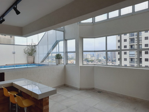 Imagem 8 de 27 de Vendo Cobertura Duplex Com Piscina Aquecida, Área Gourmet, 2 Dorms (1 Suíte), 3 Vagas