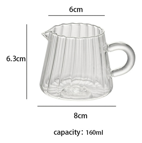Jarra De Leche De Café De Vidrio, Tetera Nórdica