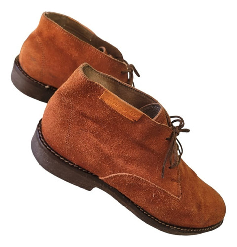 Bota Zapato Hush Puppies Caña Corta Cuero Oportunidad!