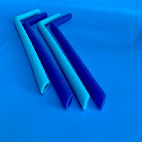 Imagen 5 de 9 de Pajitas De Silicona Set X 12 Y 2 Cepillos Limpieza Ecoshop