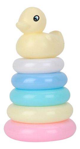 Niños Bebé Apilamiento Anillos Torre 5 Anillos 5 Anillos