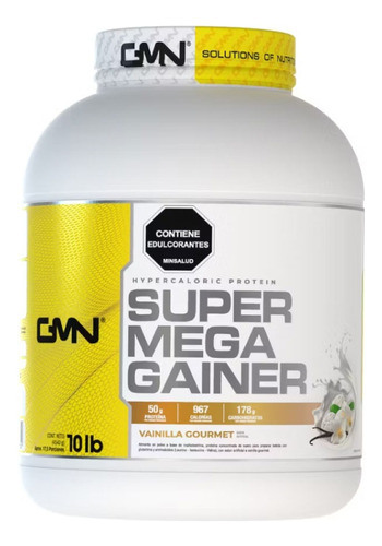 Super Mega Gainer 10lb Proteina - Unidad a $237490