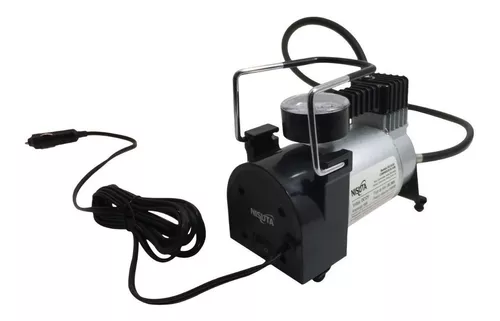 Compresor de aire 12V para auto 9 L/Min Nisuta NSAC14 Negro