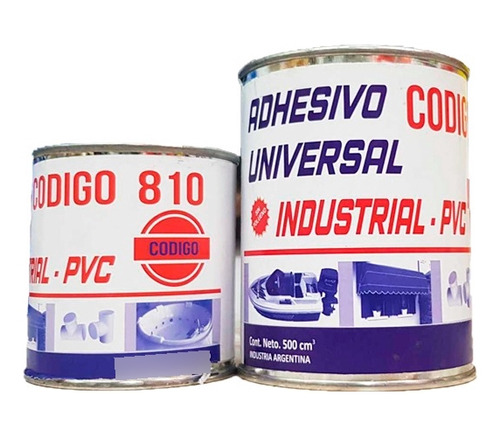 Adhesivo Industrial Pvc Codigo 810 Lata 500cc