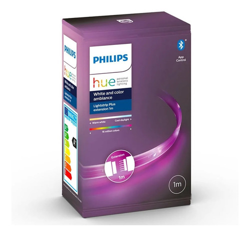 Imagen 1 de 10 de Philips Hue Tira Led Extension Plus V4 De 1 Metro