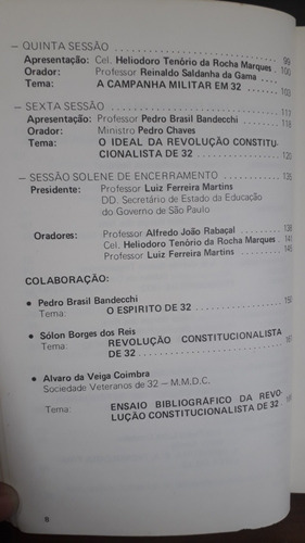 Cinquentenário Da Revolução Constitucionalista De 32