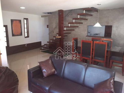 Casa Com 3 Dormitórios À Venda, 230 M² Por R$ 480.000,00 - Itaipu - Niterói/rj - Ca1714