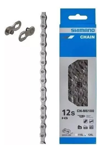 Corrente Shimano Cn-m6100 138l 12v Com Quick Link