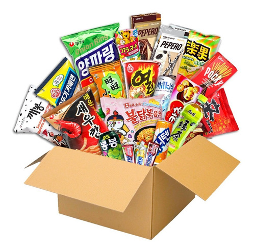 Box Sorpresa - 15 Snacks Golosinas Asia Corea Japon  Random
