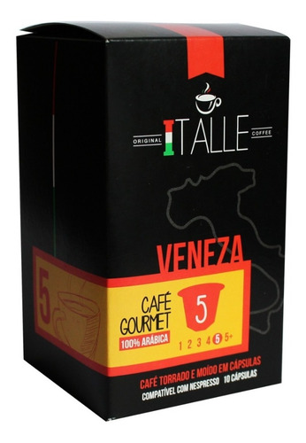 Kit 40 Capsulas Café Cappuccino Nespresso/cafe Italle