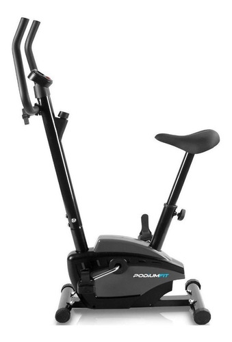 Bicicleta ergométrica vertical PodiumFit V50 preta/cinza