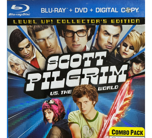 Scott Pilgrim Blu Ray + Dvd + Digital Copy