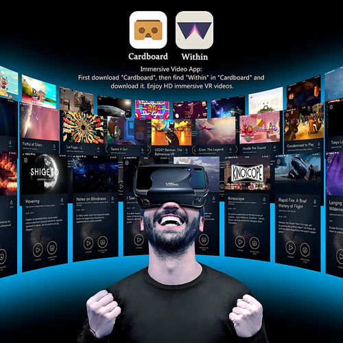 Vr Headset With Controller, Vr Glasses Compatible With 5.0