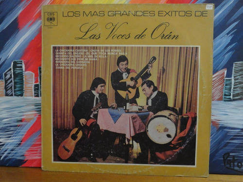 Vinilo Lp Los Mas Grandes Exitos De Las Voces De Oran - Zwt