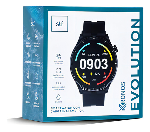 Relógio inteligente Smartwatch Stf Kronos Evolution 1.45 Ip67