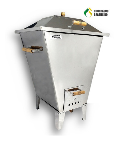 Churrasqueira Bafo 20kg Inox Cupim Costela Alta Qualidade