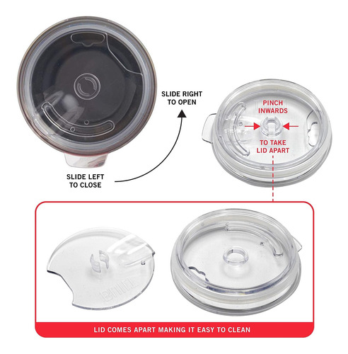 Byo Por Built - Vaso De Acero Inoxidable De Doble Pared De 3