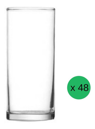 Vaso Trago Largo Jamaica 350cc Rigolleau X 48 Unidades Color Transparente