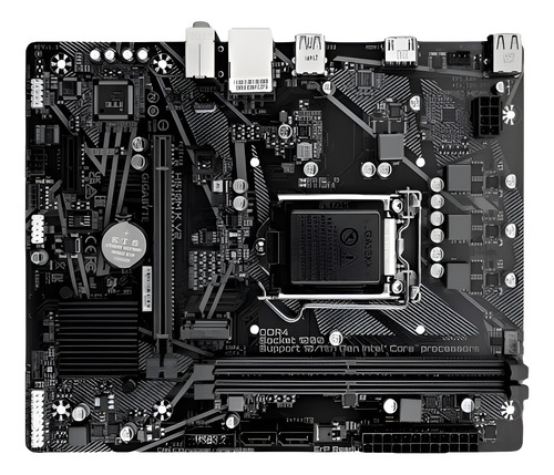 Placa Mãe Gigabyte H510m-k V2 Ddr4 Intel Lga1200 Preto