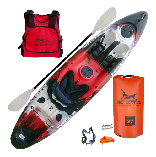 Imagen 2 de 9 de Kayak Kyros Kayaklife Emp Nautica Completo Travesia Y Pesca