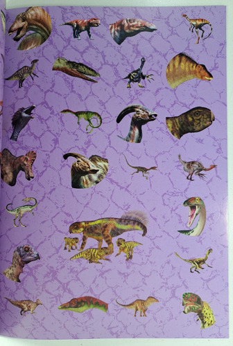 Dinosaurios Extraños - Libro Infantil Con Stickers