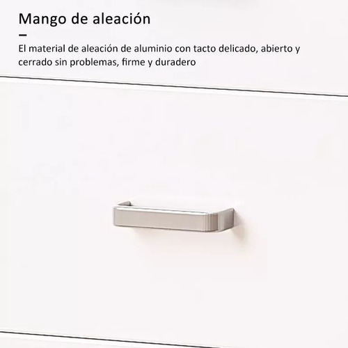 Archivero Metálico Con Rueda Y Madera Para Oficina 3 Cajones Color Roble Negro
