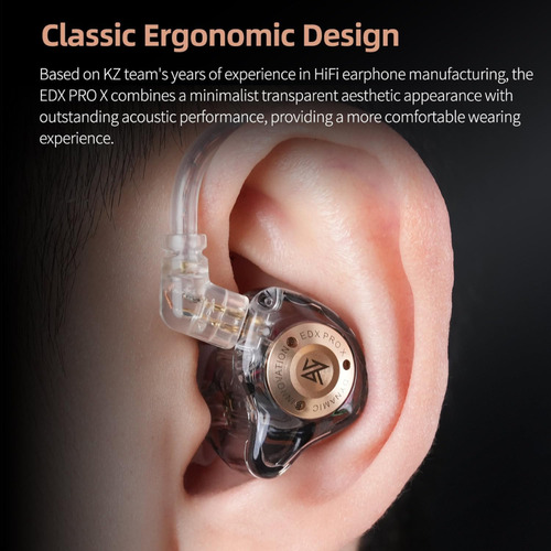 Auriculares Kz Edx Pro X Con Micrófono