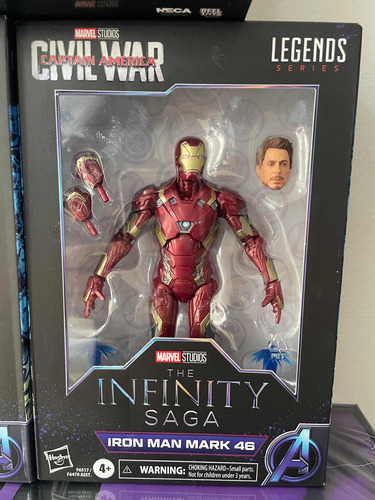 Iron Man Mark 46 Marvel Legends Infinity Saga