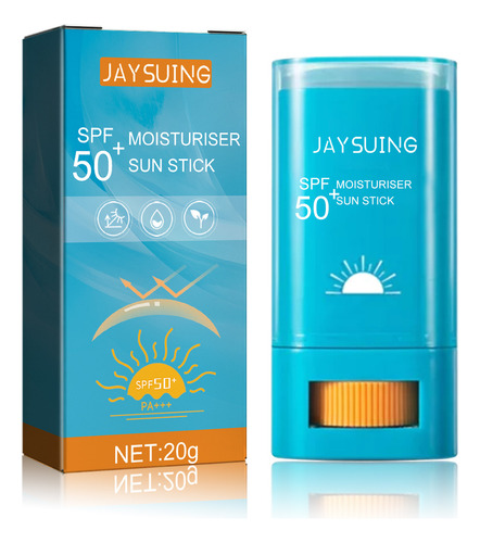 Protetor Solar Spf50 Em Bastão Hidratante Que Não Deixa O So