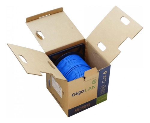 Cable De Red Cat6 Utp Azul Lszh 305m Clickbox