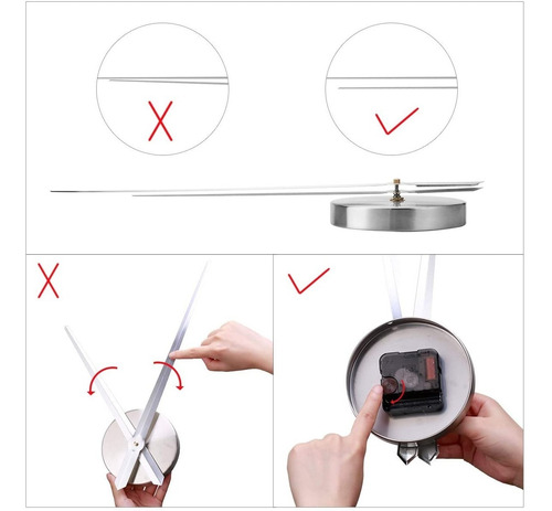 Imagen 3 de 7 de Reloj De Pared Apto Para Paredes, Reloj De Pared Digital 3d