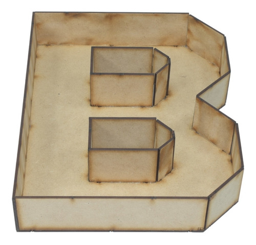 Abecedario 3d Letras Madera Mdf 3mm Corte Láser 100cm Altura