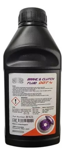 Liquido De Frenos Nibk Dot-4 354,8 Ml / 12onz