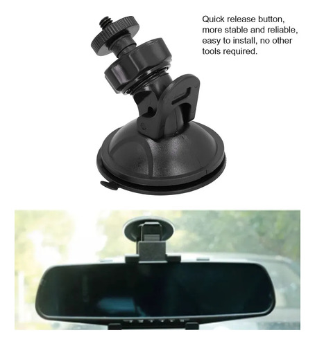 A Soporte For Parabrisas De Cámara De Coche Con Ventosa De
