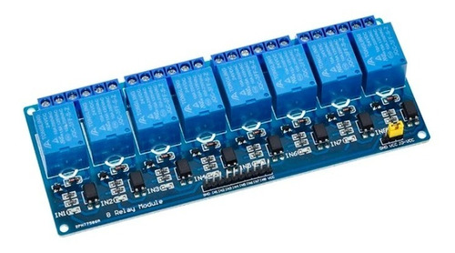 Relevador Modulo Relay De 24 Voltios 8 Canales Relé Arduino