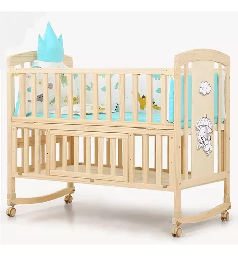 ▷ Cambiador de madera para comoda Ros Mini con Baby Gym