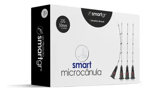 Smart Micro Cânula 22g/50mm (cx Com 10) Smart Gr C/ Anvisa