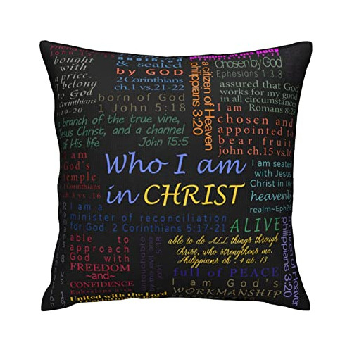 Fundas De Almohada Cita Inspiradora De Biblia Cristiana...