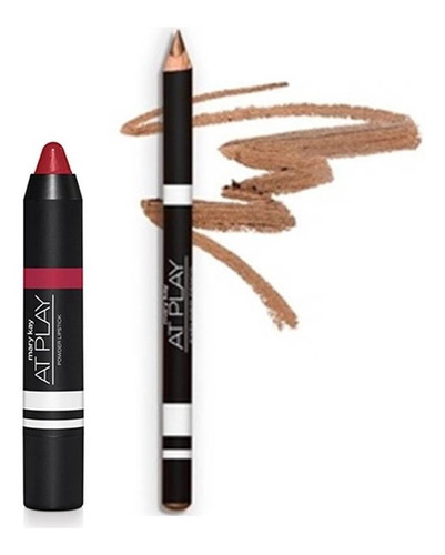 Labial Efecto Polvo + Duo Lapiz Cejas Mary Kay At Play