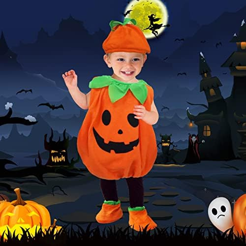 Eozy Kids Cute Pumpkin Costume Set Halloween Trick Or Treat