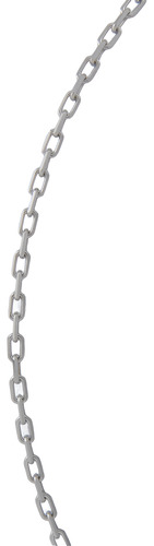 Colar Ouro Branco 18k 750 Corrente Cadeado 1.9 50 Cm Maciço