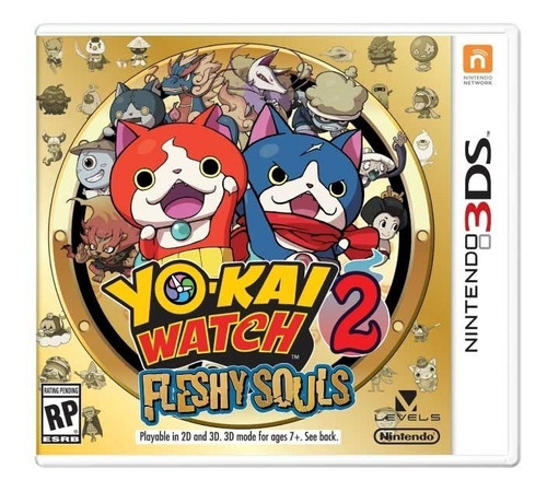 Yo-kai Watch 2 Fleshy Souls Nintendo 3ds Caja Cerrada