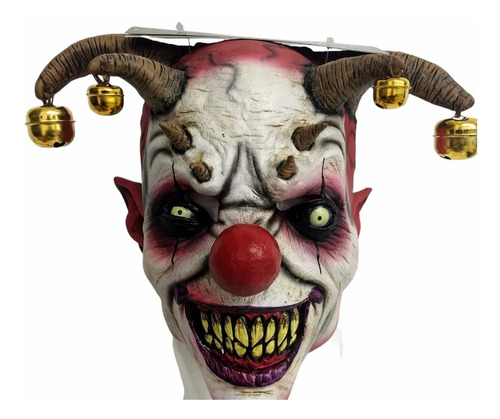 Imagen 2 de 4 de Mascara Hallowen Payaso Demonio Arlequin Latex Envio Gratis