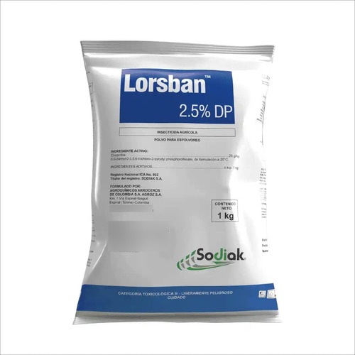 Lorsban Polvo 2.5 Dp X 3 Kls