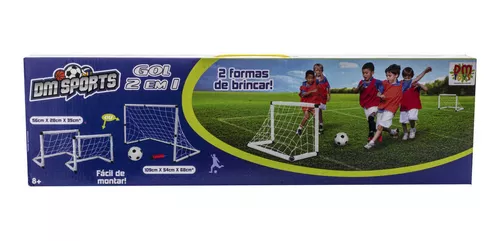 Jogo de Futebol Completo Gol Bomba E Bola 2 Modos Divertido - DM