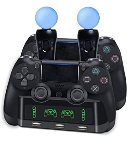 Hdiwousp Ps4 Controller Charger Station4 In 1 Ps4