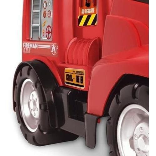 Divertido camión de bomberos de juguete con escalera | Samba Toys Color A